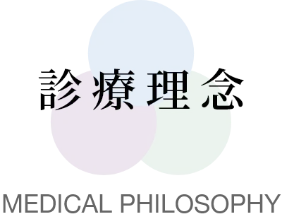 診療理念 MEDICAL PHILOSOPHY